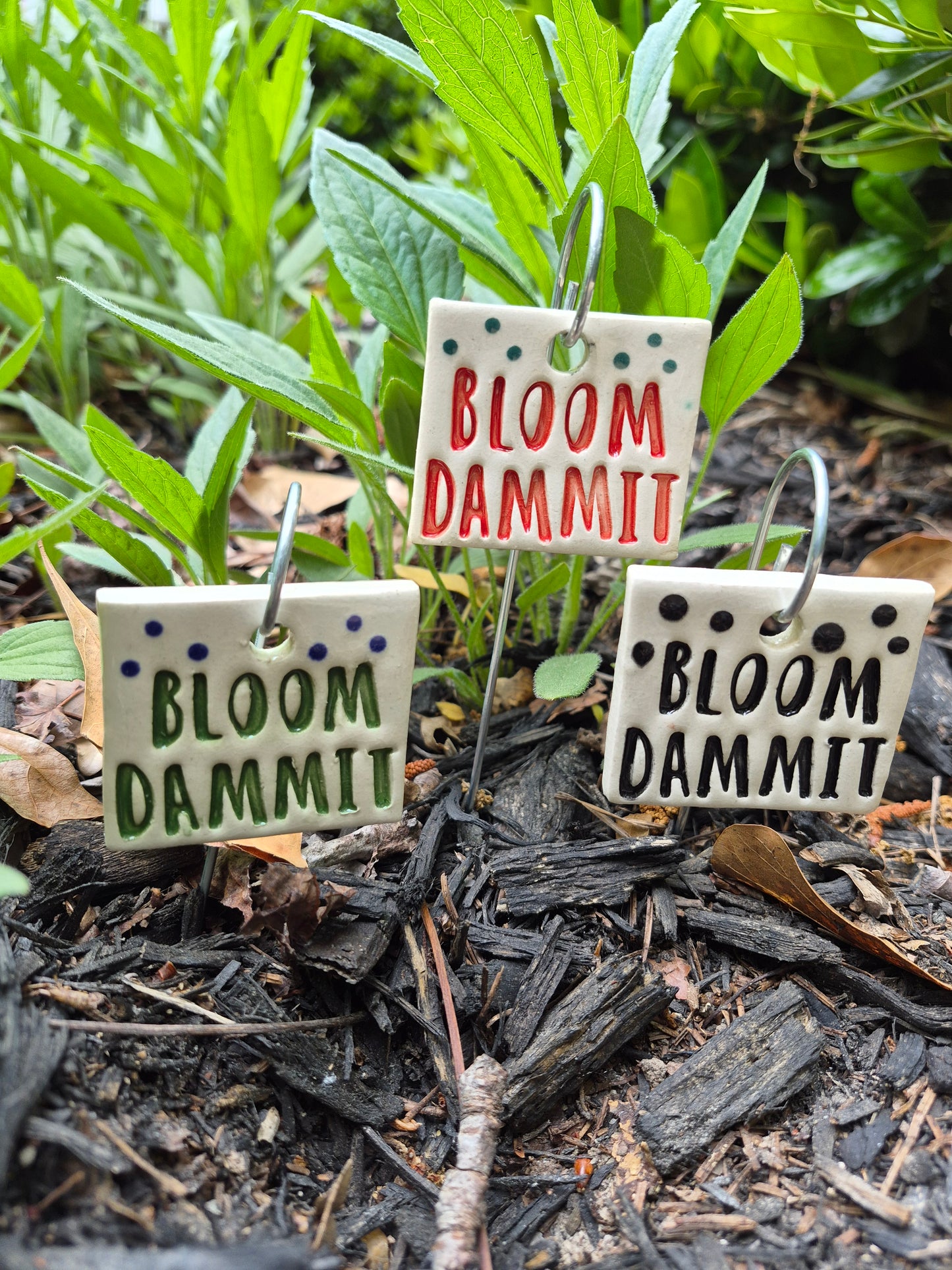 Garden Sign - Bloom Dammit