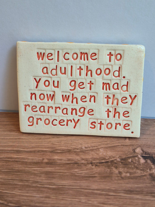 Quote Magnet - GROCERY STORE