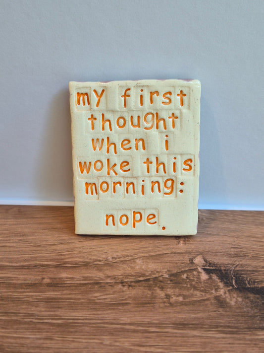 Quote Magnet - NOPE
