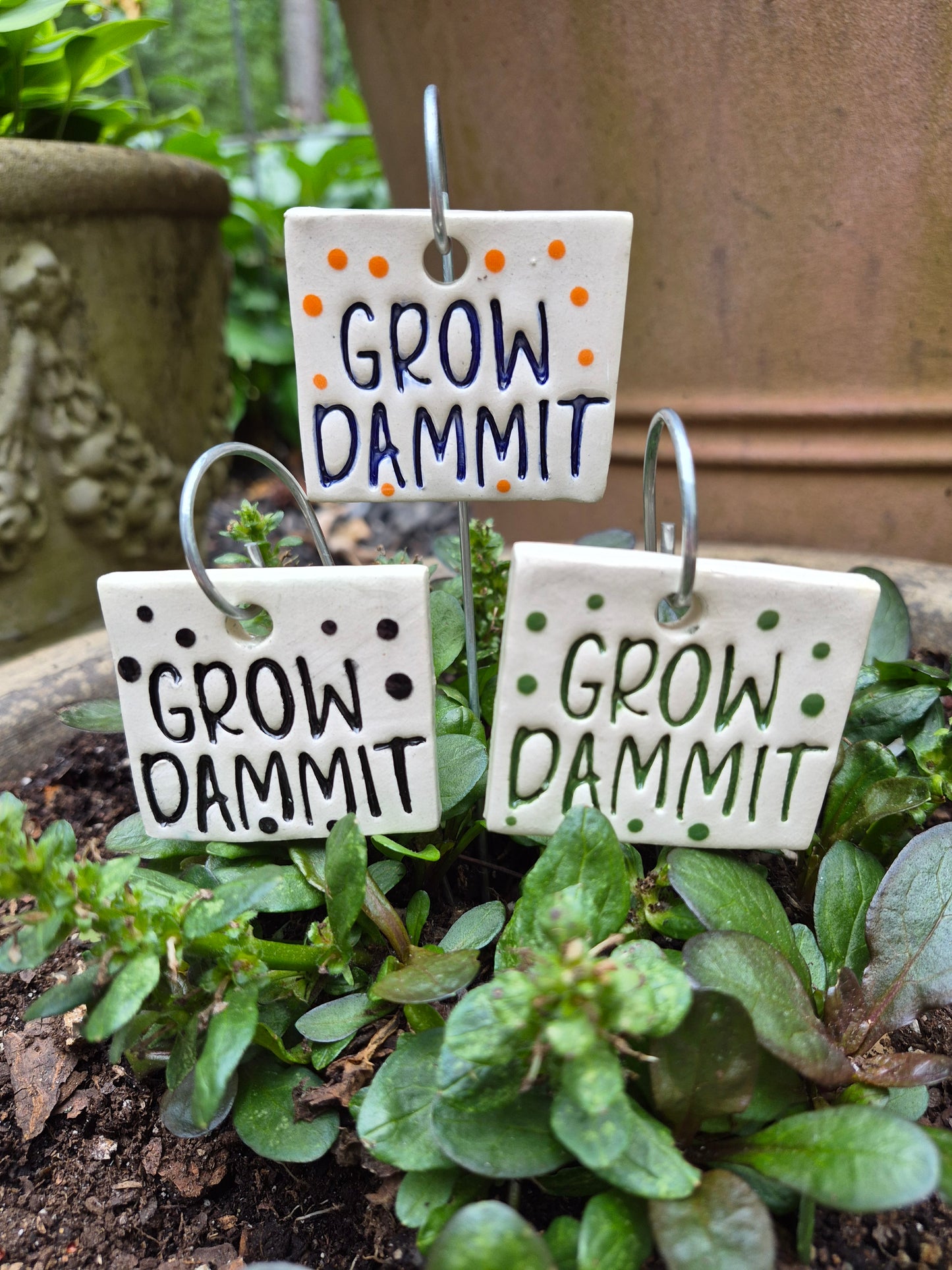 Garden Sign - Grow Dammit
