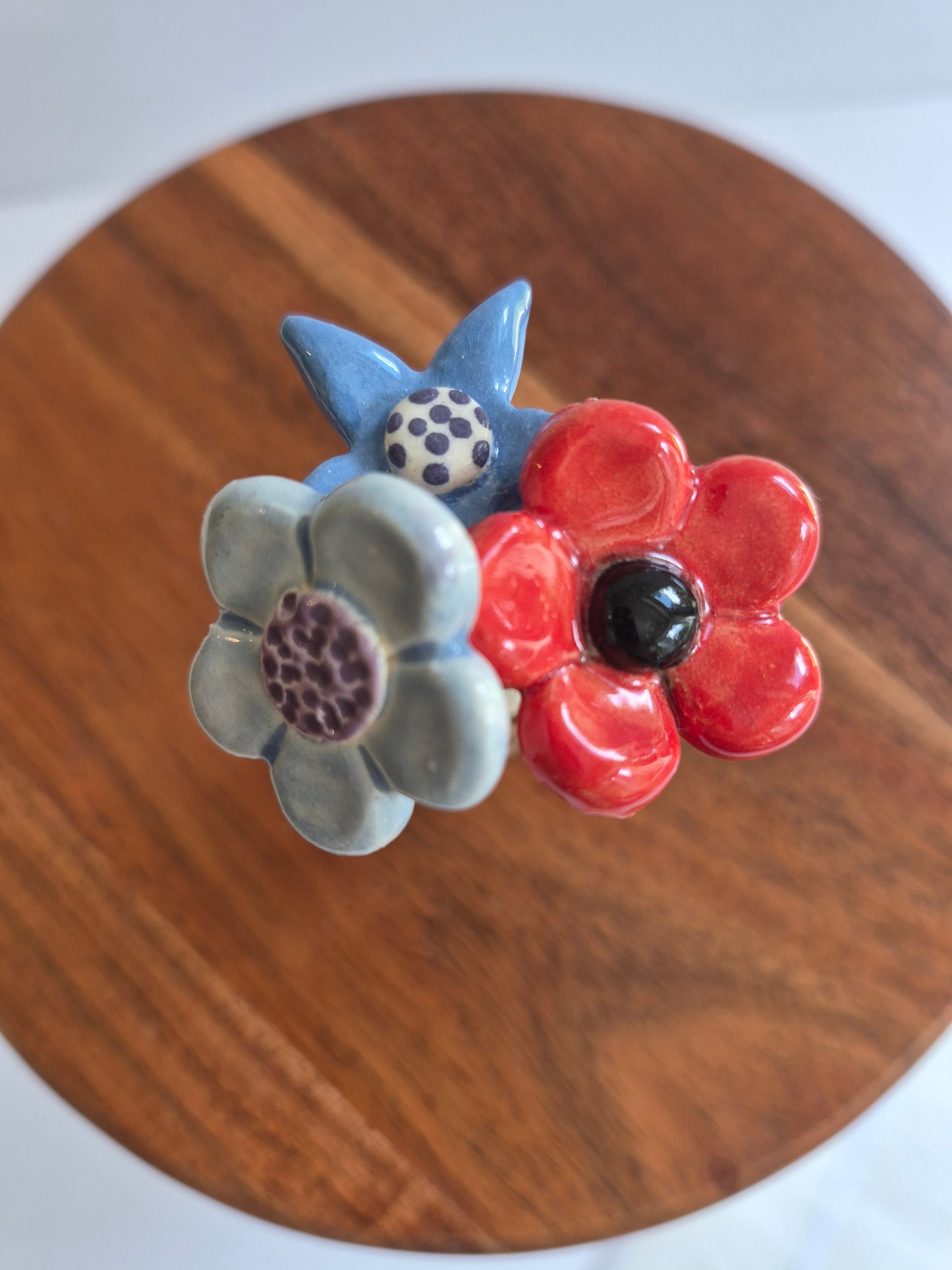 Vase w/flowers 170 - Ceramic Vase