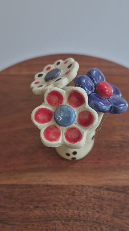 Vase w/flowers 168 - Ceramic Vase
